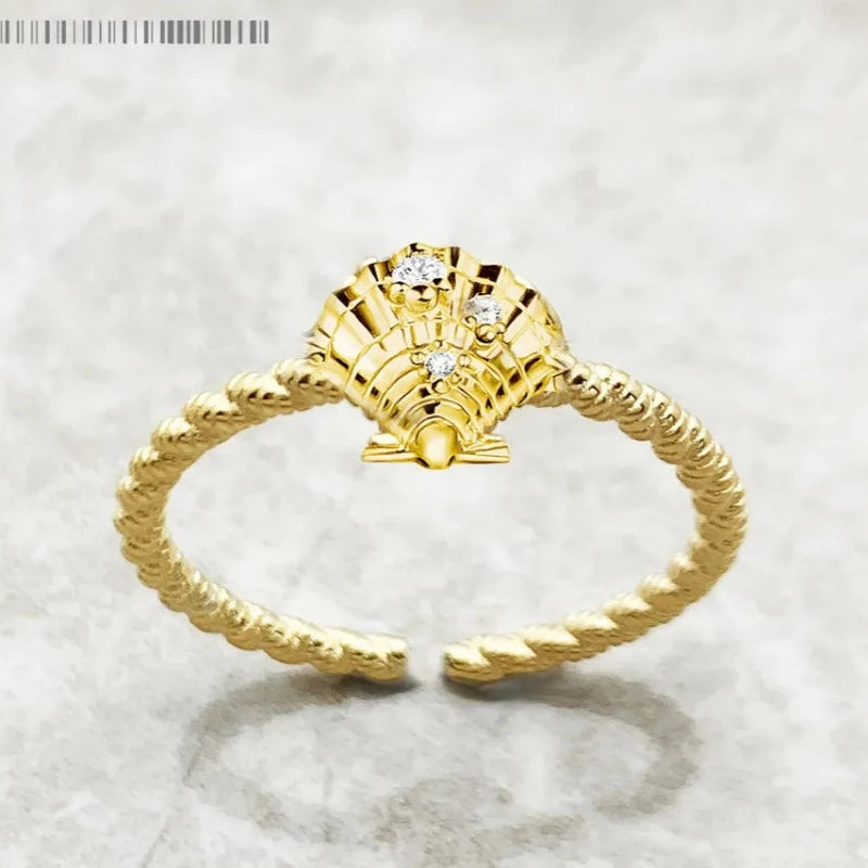 Anillo Concha de Oro - Exception®