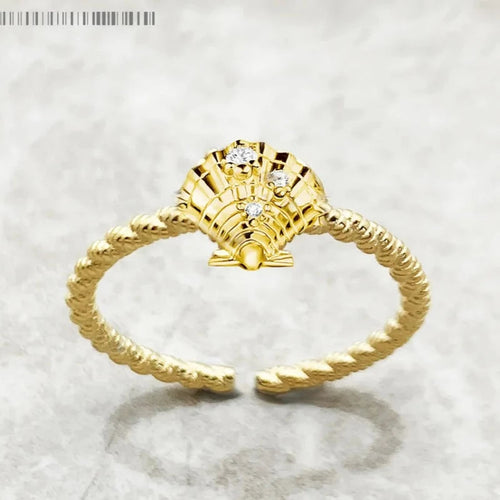 Anillo Concha de Oro - Exception®