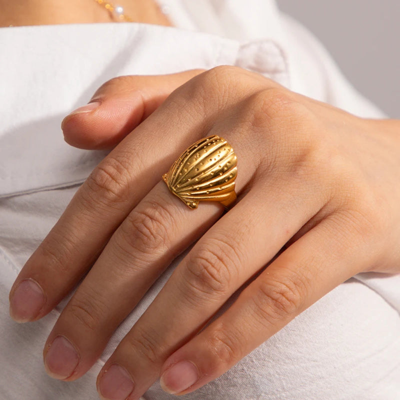 Anillo de Concha Vieira para Mujer