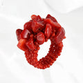 Anillo de coral rojo