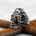 Anillo Cráneo Plata