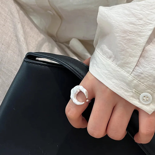 Anillo Media Luna Para Mujer