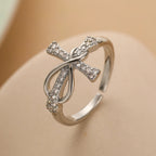 Anillo Cruz Cristiana Circonio Mujer plata