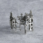Anillo Cruz de Jesús Mujer