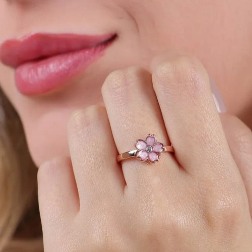 Anillo ajustable contra la ansiedad Sakura 