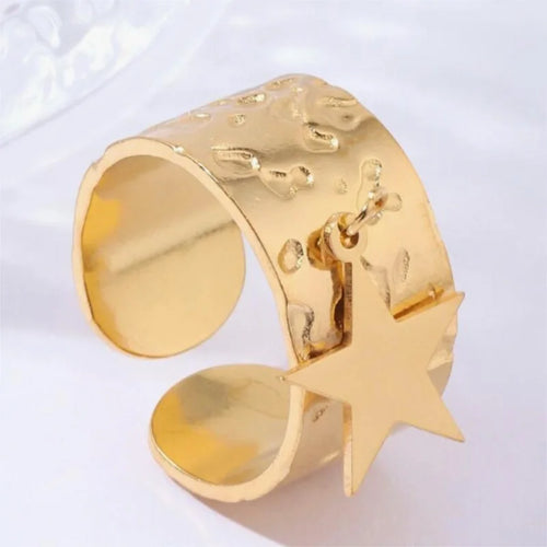 Anillo de Encanto Estrella para Mujer oro
