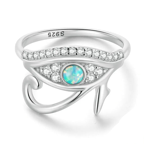 Anillo Egipto Ojo de Horus Oudjat Plata