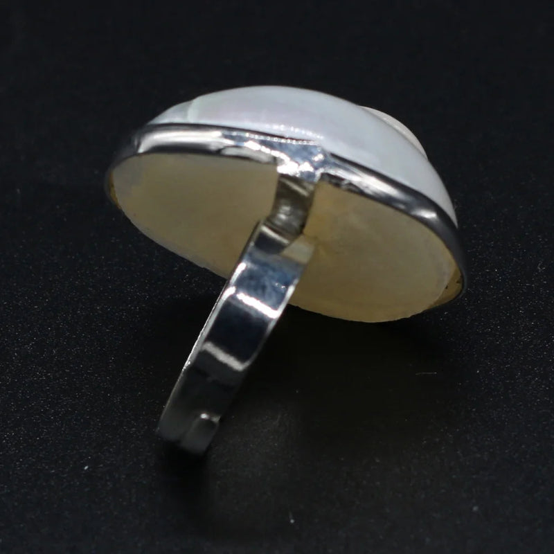 Anillo de nácar de conchas
