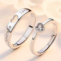 Anillo Endless Love Plata y Diamantes (Juego de 2)