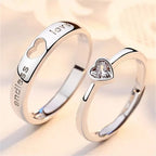 Anillo Endless Love Plata y Diamantes (Juego de 2)