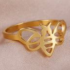 Anillo de mujer abeja oro