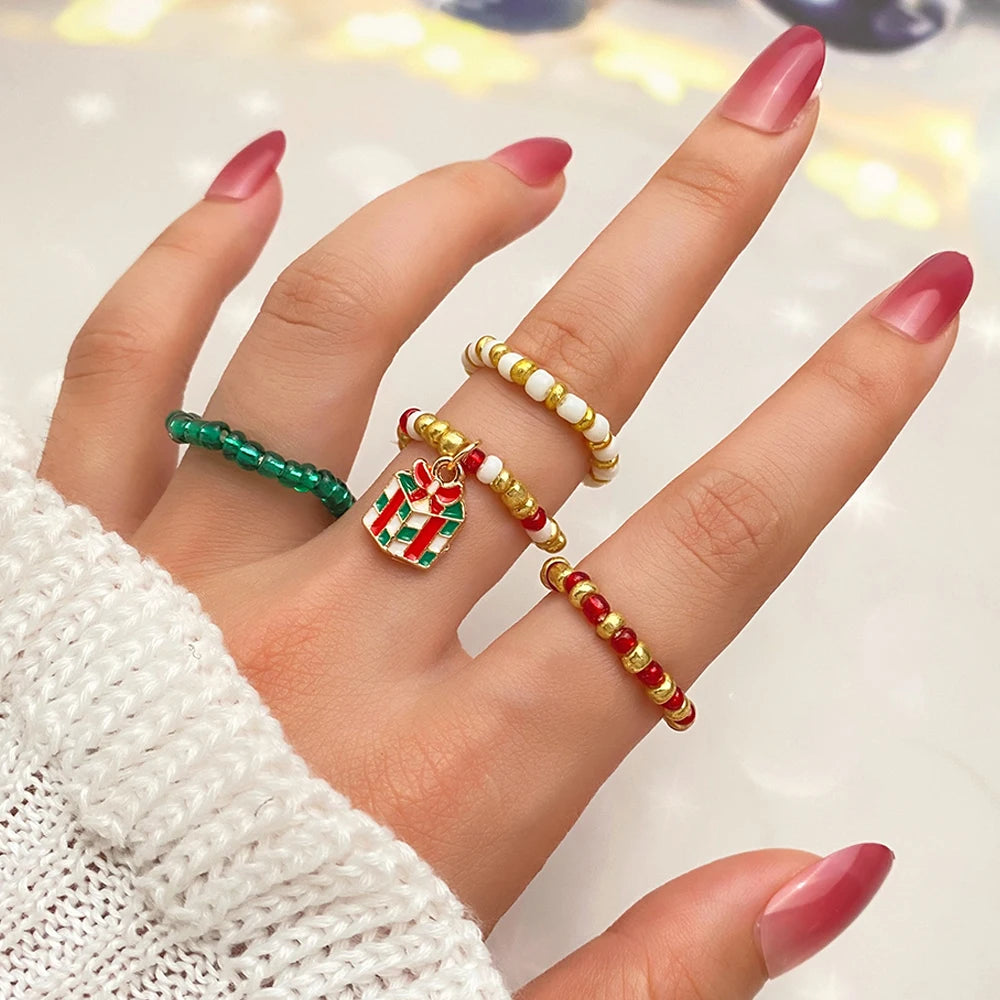 Anillo de Navidad para mujer