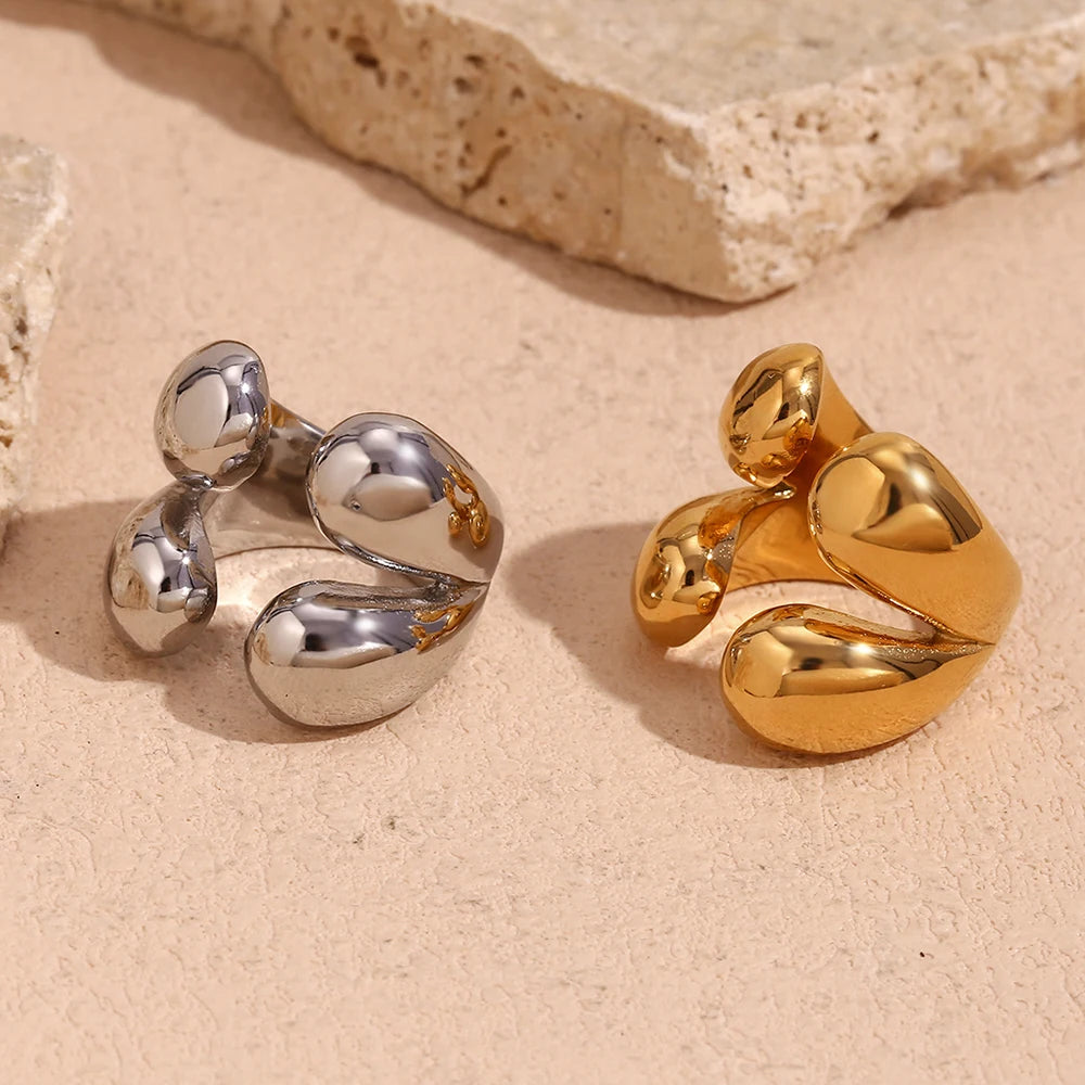 Anillo Original Anillo Gota de Agua plata