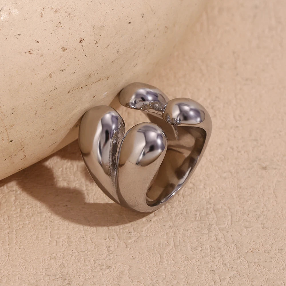 Anillo Original Anillo Gota de Agua plata