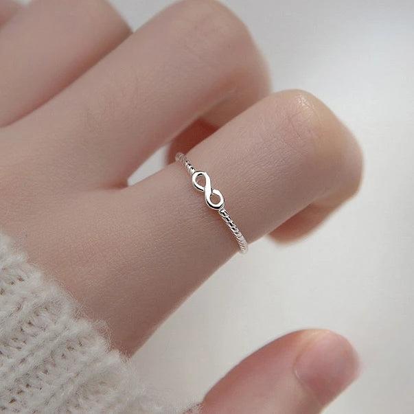 Anillo Mujer Infinito Plata
