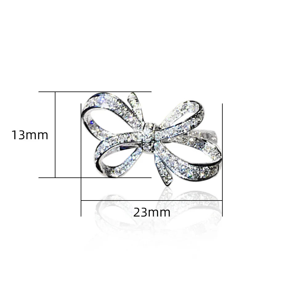 Anillo de mujer lazo de pajarita