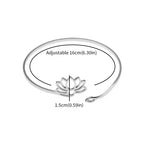 Anillo Fino Flor de Loto Mujer