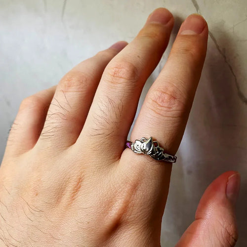 Anillo Flor de Loto Plata