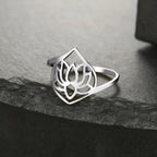 Anillo Flor de Loto plata