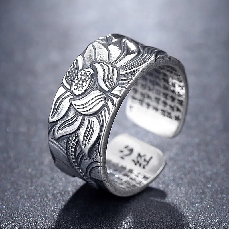 Anillo Flor de Loto Budista