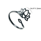 Anillo Flor de Loto para mujer 