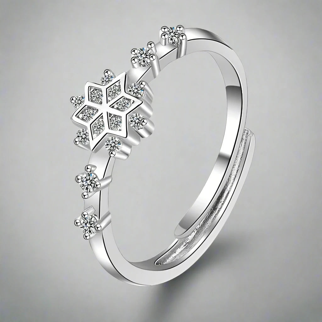 Anillo Copo de Nieve Mujer