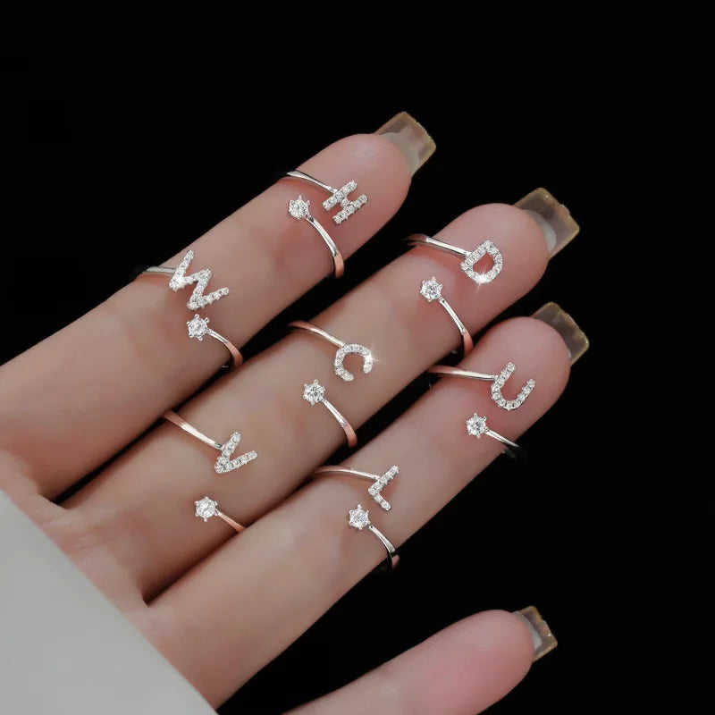 Anillo inicial para mujer