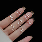 Anillo inicial para mujer
