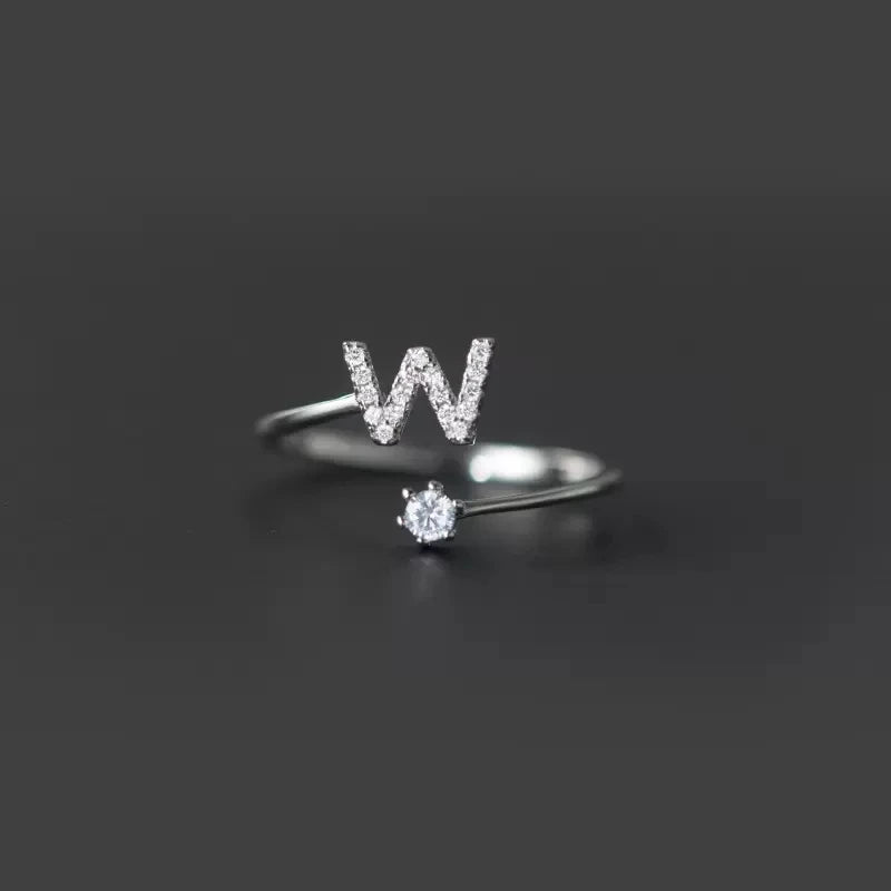 Anillo inicial para mujer w