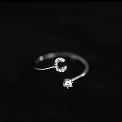 Anillo inicial para mujer c