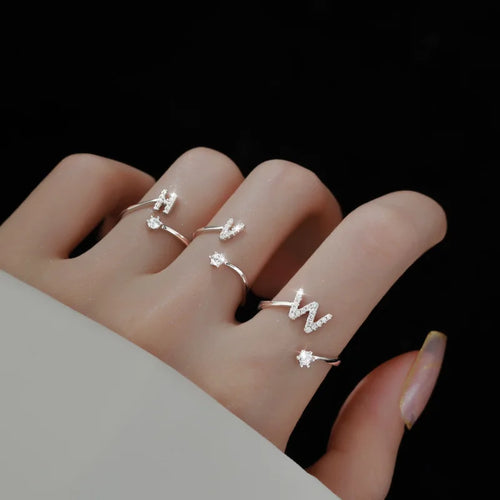 Anillo inicial para mujer h