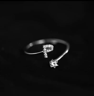 Anillo inicial para mujer p