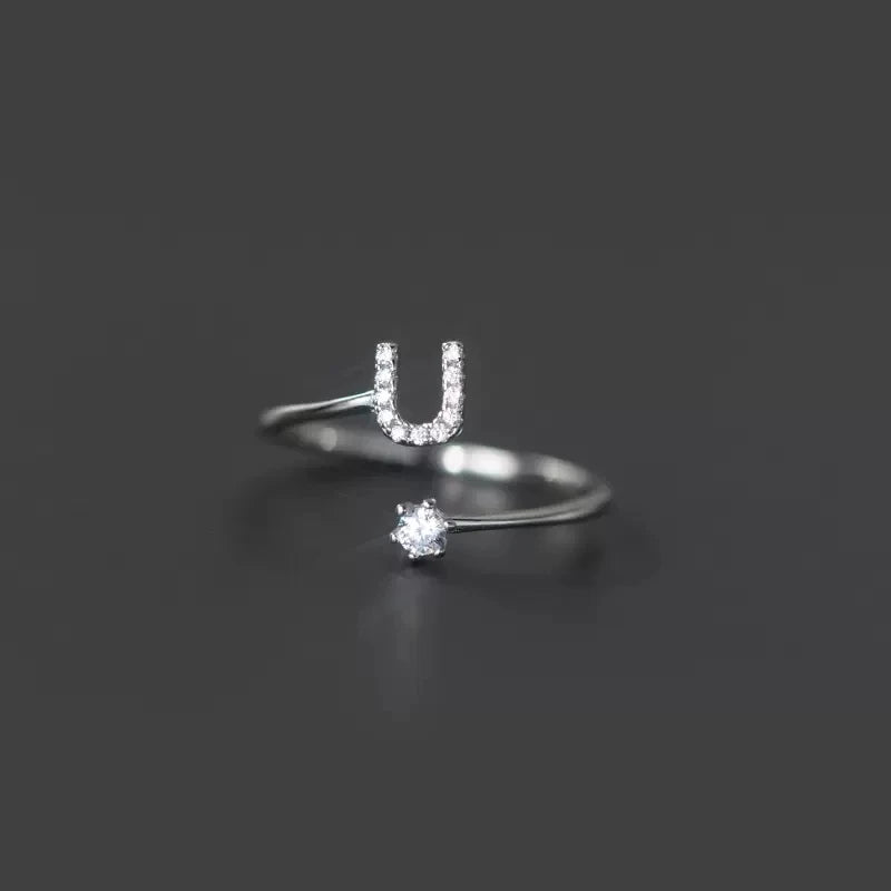 Anillo inicial para mujer u