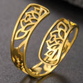 Anillo con Flores de Loto oro