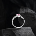 Anillo de laurel y corazón