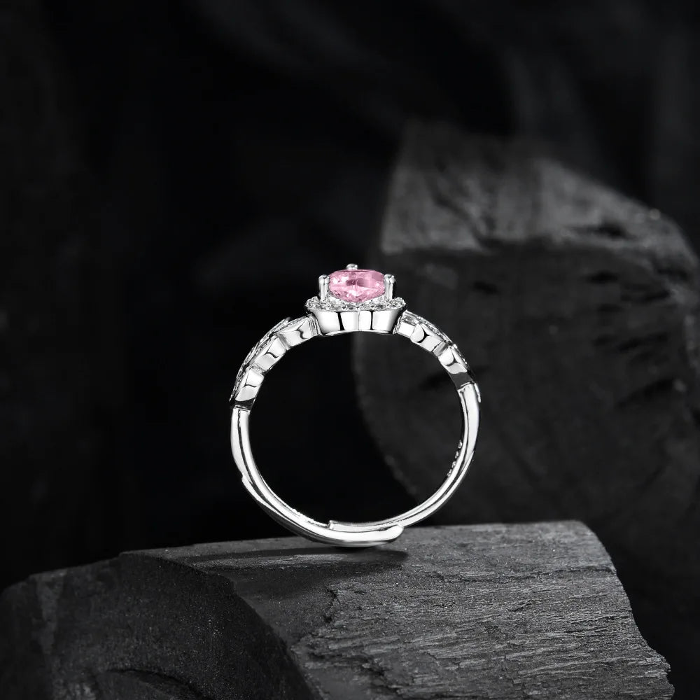Anillo de laurel y corazón