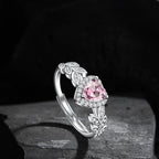 Anillo de laurel y corazón