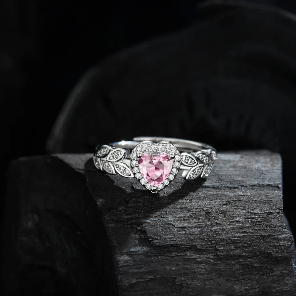 Anillo de laurel y corazón