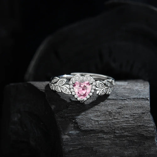 Anillo de laurel y corazón