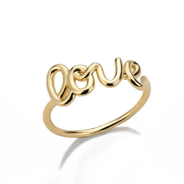 Anillo Love oro