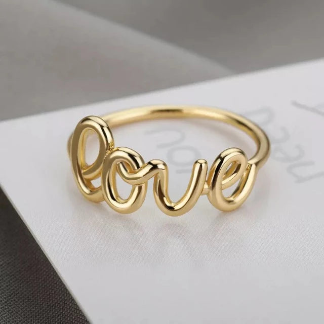 Anillo Love Oro