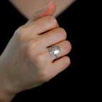 Anillo Luna y Sol plata