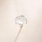 Anillo Luna y Sol plata