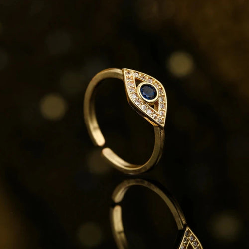 Anillo Ojo Turco Azul Malo