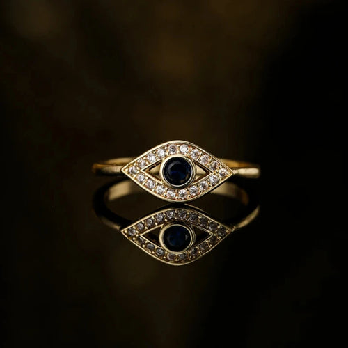 Anillo Ojo Turco Azul Malo