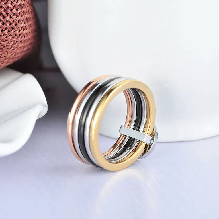 Anillo de varios tonos Árbol de la vida