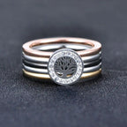 Anillo de varios tonos Árbol de la vida