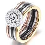 Anillo multicolor Árbol de la vida