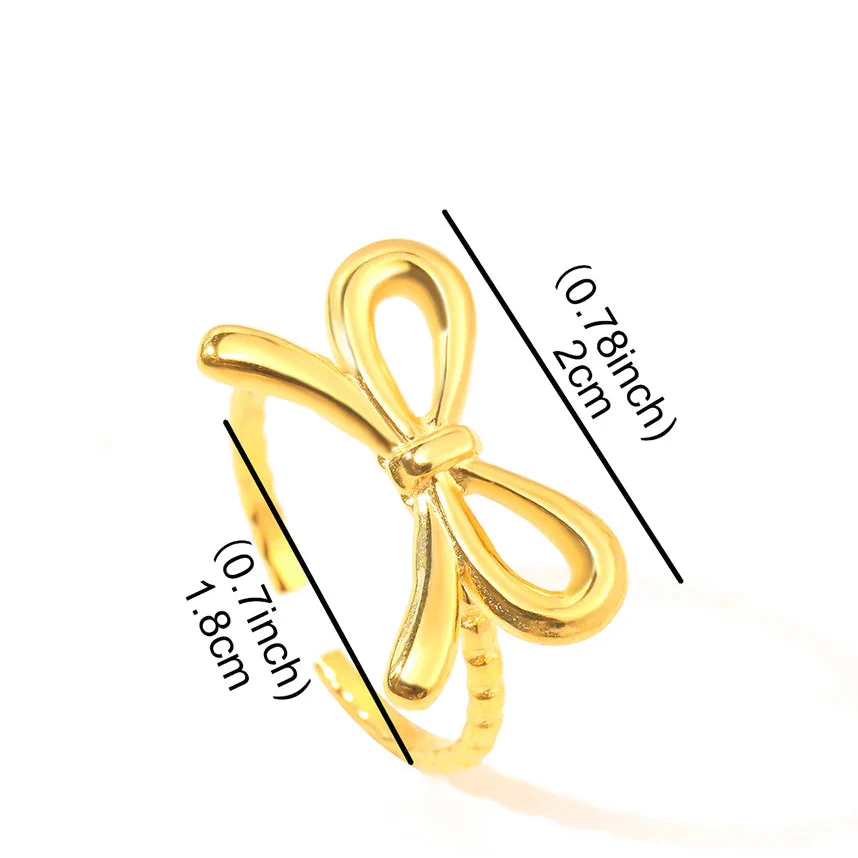 Anillo de lazo para mujer
