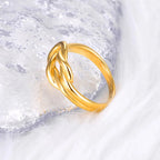 Anillo de nudo para mujer oro
